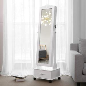 Design <span class=keywords><strong>specchio</strong></span> cheval fai da te con ruote per armadietto portagioie armadio in legno con <span class=keywords><strong>specchio</strong></span> per illuminazione - Product Image 6
