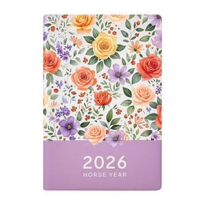 2026 Custom Logo Flower High Appearance Level Check-In Notes Weekly & Annual Planner <b>Calendar</b> - Product Image 5