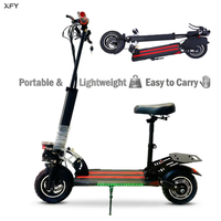 XFY Trottinette Électrique Pliante Fiable Directement de l'Usine CE ANSI 1000W avec Siège et Clignotants