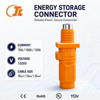 Connecteur de stockage d'énergie à courant élevé 70A-120A, prise et fiche, connecteur d'alimentation de batterie pour applications de batteries au lithium ESS et véhicules électriques