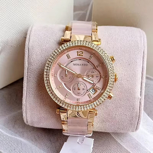 <span class=keywords><strong>Montre</strong></span>-bracelet à quartz pour <span class=keywords><strong>femme</strong></span> en acier inoxydable, <span class=keywords><strong>étanche</strong></span>, couleur or rose, de marque de mode, vente en gros - Product Image 3
