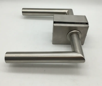 Serrures de porte en verre silencieuses en acier inoxydable pour portes vitrées