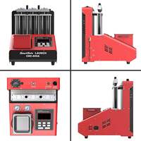 Máquina de Limpieza de Inyectores de Combustible Ultrasónica LAUNCH CNC605A, 6 Cilindros, Compatible con GDI/SFI, Pantalla LCD, AC220V/110V, Diagnóstico Automotriz