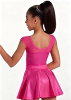 Nouvelle robe de danse extensible en métal et en maille pour filles, tenue de performance pour la danse jazz