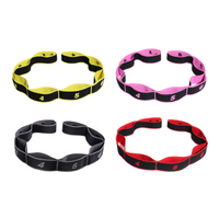 De algodón de Nylon 8 bucle elástica Yoga estiramiento Fitness banda correa para mujer terapia física gimnasio ejercicios de danza entrenamientos