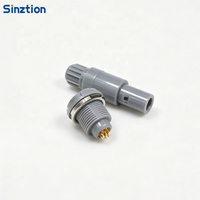 Connecteur Sinztion série P en plastique, auto-bloquant, multi-âmes, pour applications médicales et aviation, type push-pull