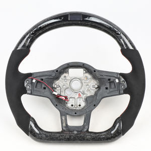 Volant en fibre de carbone pour V-W R36 <span class=keywords><strong>R32</strong></span> V-W R20 <span class=keywords><strong>Gt</strong></span>-i Scirocc-o Gl-i Volant de course automobile convertible - Product Image 1