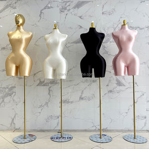 Nouveau Mannequin de Vitrine <span class=keywords><strong>Femme</strong></span> Demi-Buste Forme Robe avec Fessier Volumineux en Fibre de Verre pour Vêtements - Product Image 5