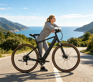 Vélo électrique YANGOR avec cadre en aluminium, moteur 36V 250W, batterie 10.4Ah, capteur de couple, autonomie 60KM, livraison rapide depuis l'UE - Product Image 1