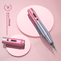 Étiquetage privé TP010 Dermographe Maquillage Kit de machine de maquillage permanent sans fil La plus récente machine de microblading des sourcils sans fil
