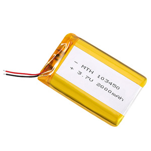 Personalización de fábrica 3,7 V Batería de polímero de litio 2000mAh 6.66wh LP103450 Power Banks para tabletas y computadoras portátiles - Product Image 1