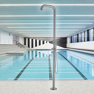 <span class=keywords><strong>Douche</strong></span> <span class=keywords><strong>solaire</strong></span> extérieure pour piscine et jardin 30L 316L en acier inoxydable avec <span class=keywords><strong>douche</strong></span> <span class=keywords><strong>de</strong></span> plafond, robinet <span class=keywords><strong>de</strong></span> mélange et robinet <span class=keywords><strong>de</strong></span> lavage des pieds - Product Image 5