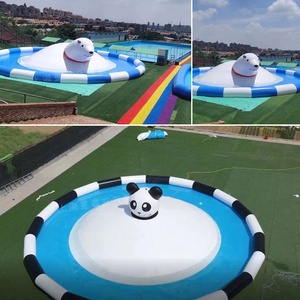 Parc aquatique gonflable personnalisable avec toboggans - Grande <span class=keywords><strong>piscine</strong></span> pour enfants et adultes, qualité commerciale, directement de l'usine - Product Image 4