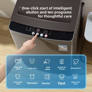 Lave-linge entièrement automatique transfrontalier de 12 kg pour usage domestique, <span class=keywords><strong>machine</strong></span> <span class=keywords><strong>à</strong></span> <span class=keywords><strong>laver</strong></span>-sécher combinée <span class=keywords><strong>à</strong></span> pulsateur grande capacité - Product Image 2