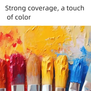 קנבס נייר ציור אמנות אספקה 24 צבע יסודות אקריליק באיכות גבוהה עם 3 מברשת צבע אקרילית - Product Image 5