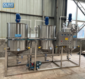 Machine de raffinage d'huile de cuisson, Usine de raffinage de pétrole brut, Équipement de raffinage entièrement continu - Product Image 1