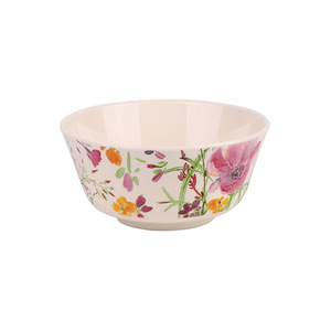 Five-tone Melamine Bowl Set Flower Pattern Round Rice Bowl Household Anti-shatter Tableware - Product Image 2