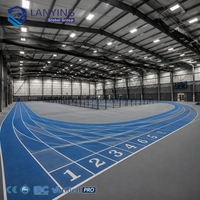 Complejo Deportivo de Estructura de Acero Prefabricada, Arena Interior, Estadio Multifuncional de Gran Envergadura con Diseño de Techo Transparente