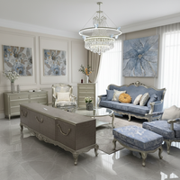 Ensemble de canapés Chesterfield de luxe américain, en bois de hêtre sculpté, rembourré, modulaire, écologique, durable, meubles pour la maison