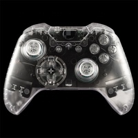 Coque de protection transparente SYYTECH pour manette de jeu, ensemble complet de boutons 3,5 mm, remplacement pour manette One Elite, modèle de coque