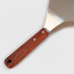 <span class=keywords><strong>Pala</strong></span> de pizza antiadherente de acero inoxidable con mango de madera de roble, nuevas herramientas de pastelería, accesorios, espátula de paleta para Pizzas - Product Image 6