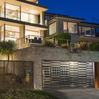 Porte à enroulement manuelle anti-UV transparente pour maisons, garage moderne, porte à enroulement extérieure pour véranda, appartement résidentiel