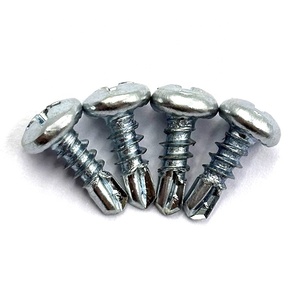 Tornillos Autoperforantes de <span class=keywords><strong>Cabeza</strong></span> Plana, Varios Tamaños, Rosca Fina y Gruesa, Ranura Cruzada - Product Image 2