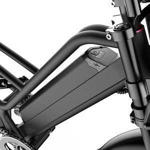 2024 nueva motocicleta eléctrica equipada con neumático grueso de 20 pulgadas con ciclomotor alimentado por batería de litio de 48V 12Ah - Product Image 4