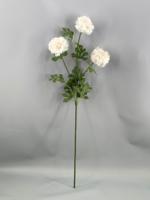 Ranunculus Buatan Realistis 70cm 3 Kepala Buatan Tangan Tahan Lama untuk Dekorasi Rumah Ruang Tamu Paskah Hari Valentine