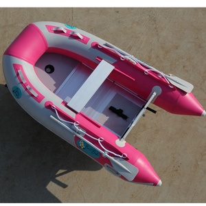 Bateau gonflable certifié CE avec moteur à bas <span class=keywords><strong>prix</strong></span> Matériau pour la pêche en lac Type de puissance avec plancher en fibre de verre en aluminium - Product Image 3