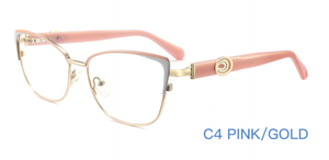Occhiali da Vista di Lusso Vintage alla Moda, Montatura in Metallo Ultra-leggera di Alta Qualità, Aste Integrali, Nuovi Arrivi - Product Image 4