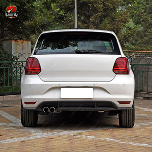 Body kit stile GTI per <span class=keywords><strong>Volkswagen</strong></span> <span class=keywords><strong>POLO</strong></span> <span class=keywords><strong>2015</strong></span> con paraurti anteriore labbro posteriore diffusore minigonne laterali - Product Image 6
