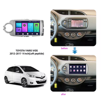 Autoradio 2 din Android 9 pouces pour Toyota 2012-2018 Yaris Vitz