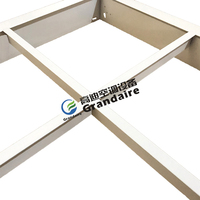 Diffuseur d'air multidirectionnel en aluminium à quatre voies