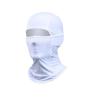 Impresión personalizada del logotipo del diseñador de la cubierta de la cara de punto de cara completa pasamontañas 1 Agujero de seda de hielo máscara de montar cubierta al por mayor chica gorros - Product Image 1