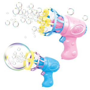 Pistola de Burbujas Eléctrica con Ventilador, 3 Colores, 2 Líquidos para Burbujas, Doble Modo, para Niños, Jardín, Playa, Fiestas, Regalos - Product Image 1