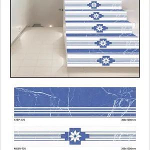 Piastrelle in gres porcellanato ceramico 1000x300mm per gradini in marmo di alta qualità a buon mercato per Qatar America Senegal Africa Oman UK USA