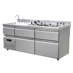 Thương mại thiết bị nhà bếp dưới truy cập hàng đầu lạnh phục vụ bảng cho nhà hàng thực phẩm Xe tải - Product Image 2