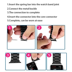 Connecteur adaptateur en <span class=keywords><strong>titane</strong></span> pour <span class=keywords><strong>Apple</strong></span> <span class=keywords><strong>Watch</strong></span> <span class=keywords><strong>Ultra</strong></span>, accessoires de bricolage pour Iwatch, 22mm adapté pour <span class=keywords><strong>bracelet</strong></span> de montre 49mm 42mm 44mm 45mm - Product Image 6