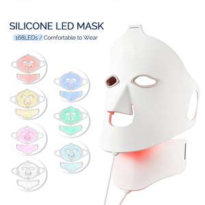 <b>Face</b> & Neck LED Beauty <b>Mask</b> USB Waterproof 7 Color ABS/Rubber Skin Whitening Rejuvenation Collagen - Product Image 2