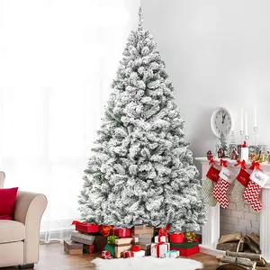Idéias do produto novo 2023 por atacado artificial 3d branco afilado sentiu a árvore de Natal para a decoração do Natal