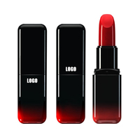 Vente en gros d'usine logo personnalisé végan sans cruauté aux animaux rouge à lèvres hydratant mat non collant rose nude