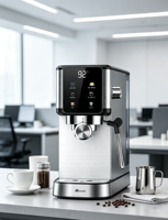 Machine à café expresso Anbolife Factory 20 bars avec buse vapeur, écran numérique, chauffage thermobloc, Cafetera De Expreso OEM ODM