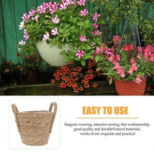 Ensemble de décoration murale pour chambre à coucher, assiette en osier africain de 6 pouces, porte-plantes pliable, jardinières suspendues, faux panneau acrylique de Guangzhou - Product Image 5