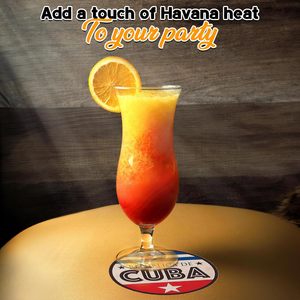 Ensemble de sous-verres en cuir pleine fleur de haute qualité Logo personnalisé cadeau d'affaires tapis de Table basse tapis de tasse peau de vache - Product Image 5