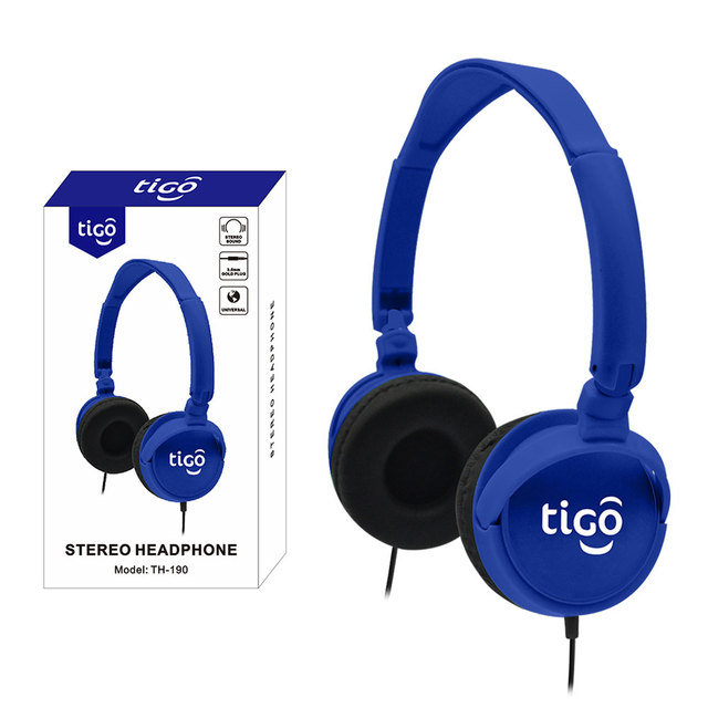 Cheap Custom OEM Foldable Headset Christmas Promotional Items Wired Headphone with Brand Logo
