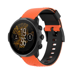 Convient pour le bracelet en silicone bicolore Suunto7, <span class=keywords><strong>Suunto</strong></span> <span class=keywords><strong>Spartan</strong></span> <span class=keywords><strong>Sport</strong></span>, bracelet en silicone Songtuo 9, 24 mm - Product Image 3