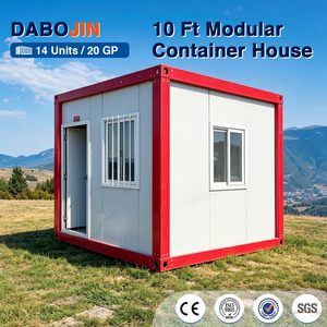 <span class=keywords><strong>Maison</strong></span> conteneur modulaire préfabriquée à ossature A, boulonnée, pour poste de travail sur site, abri temporaire pour le repos du personnel de patrouille extérieur - Product Image 1
