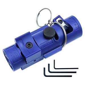 Outil de dénudage de câble coaxial tout-en-un, préparation au dénudage, dénudeur de câble RF LMR400 à double coupe réglable, en alliage d'aluminium moulé - Product Image 1