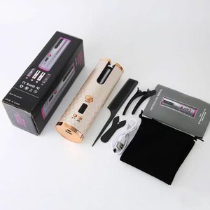 Professional Magic Wave Rotating <b>Curling</b> Iron Custom Logo Ceramic Hair Curler PTC Heater LCD Temperature for Household Hotel Use - Product Image 5